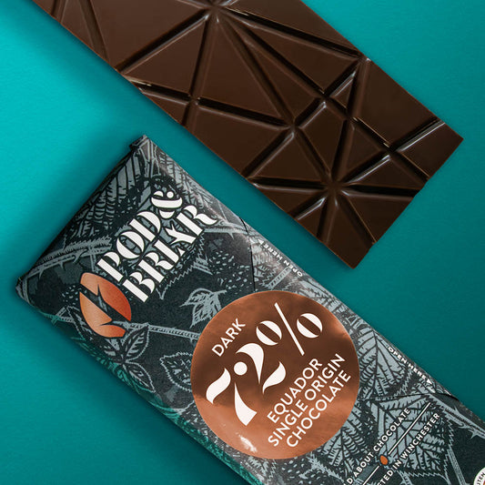 72% Equador - single origin dark chocolate bar 95g