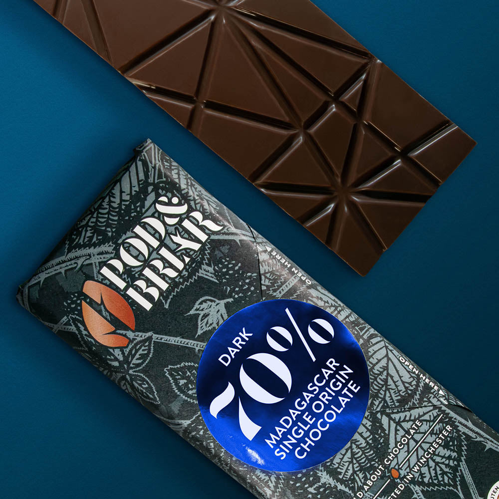 70% Madagascar - single origin dark chocolate bar 95g