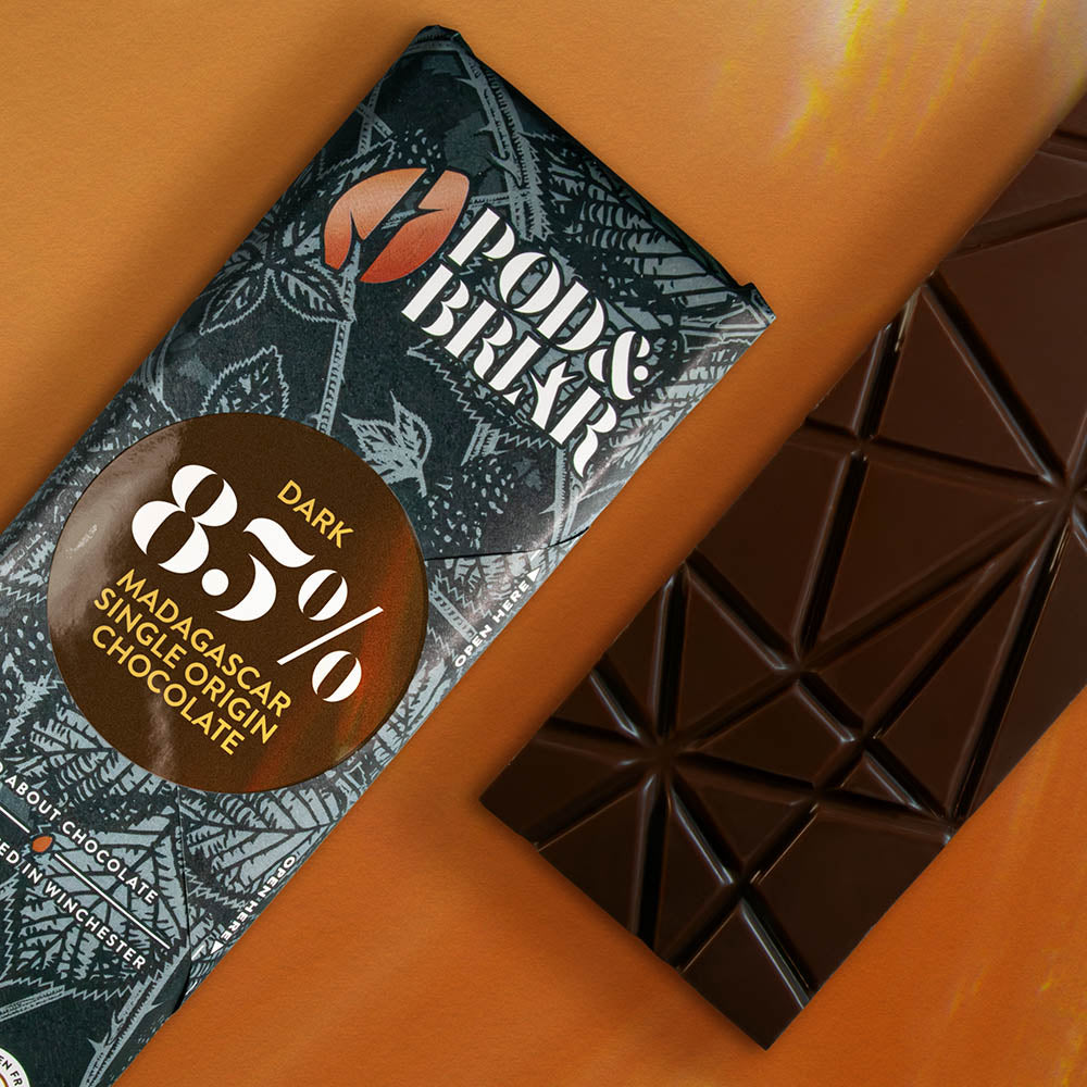 85% Madagascar - single origin dark chocolate bar 95g