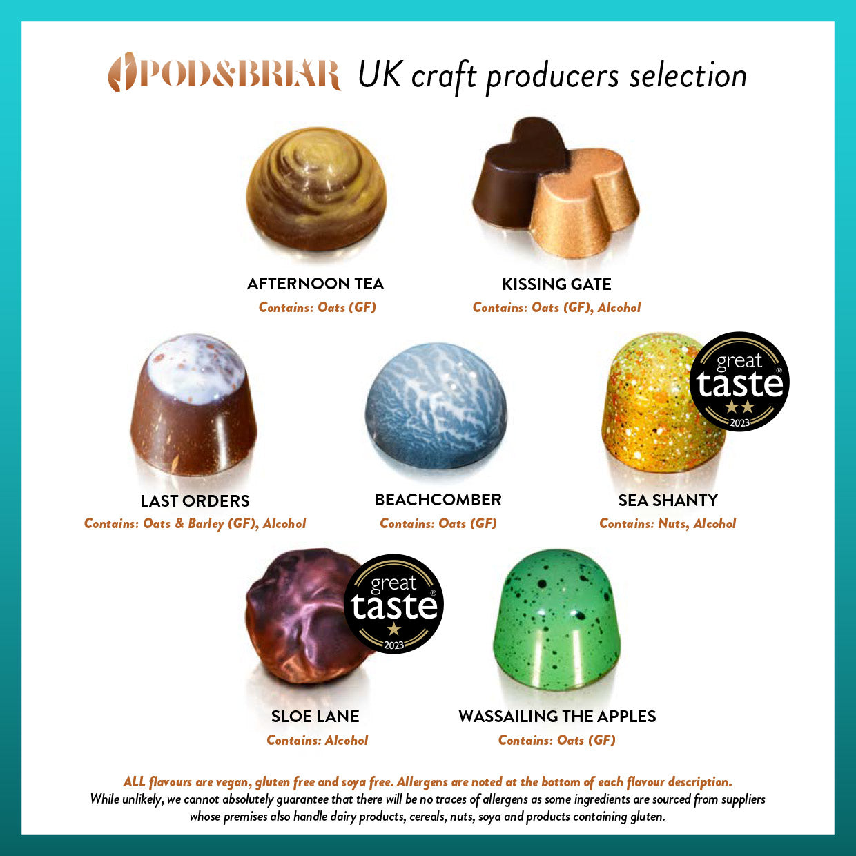 UK craft producers selection